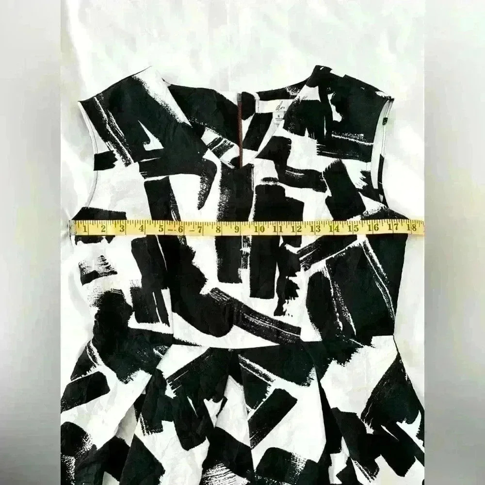 Doo Ri Black and White Women’s Dress Size 8 - Picture 5 of 12